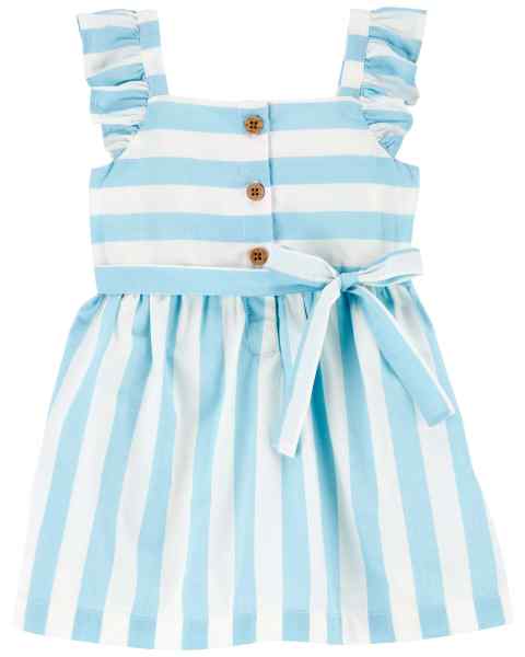 Carter's Kid Girl Multi Striped Knit Dress